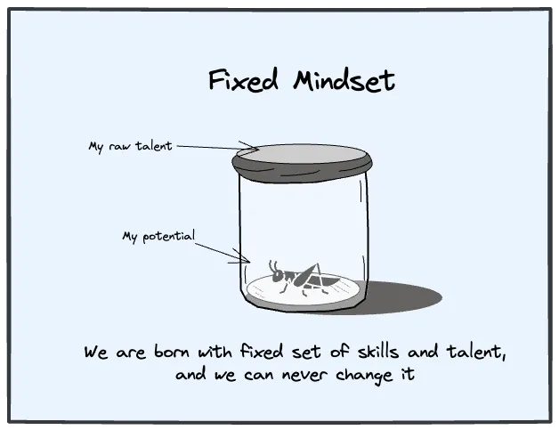 Fixed mindset assumes capabilities are unchangeable from birth