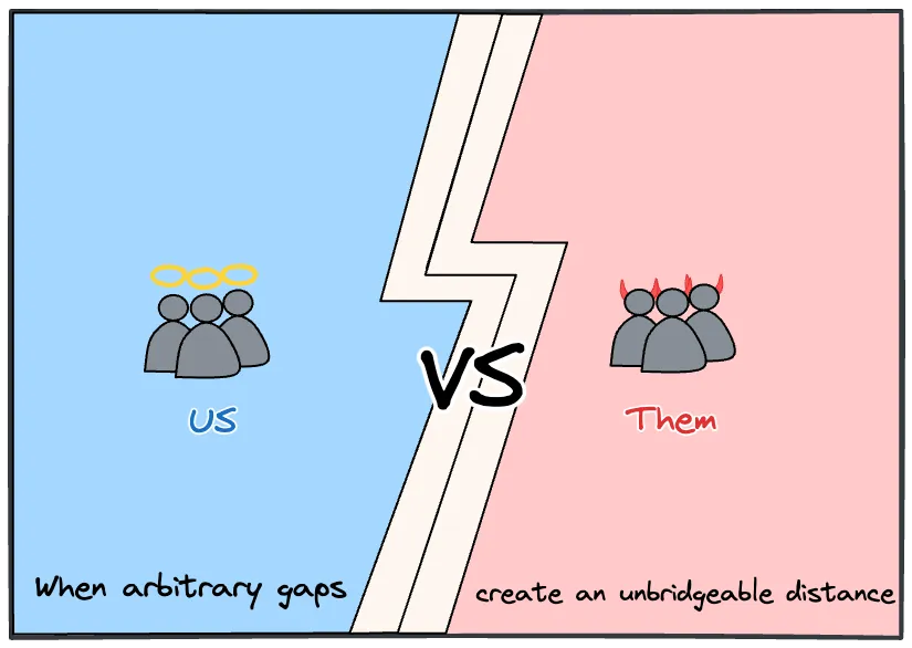 Group membership biases perception and shapes intergroup hostility