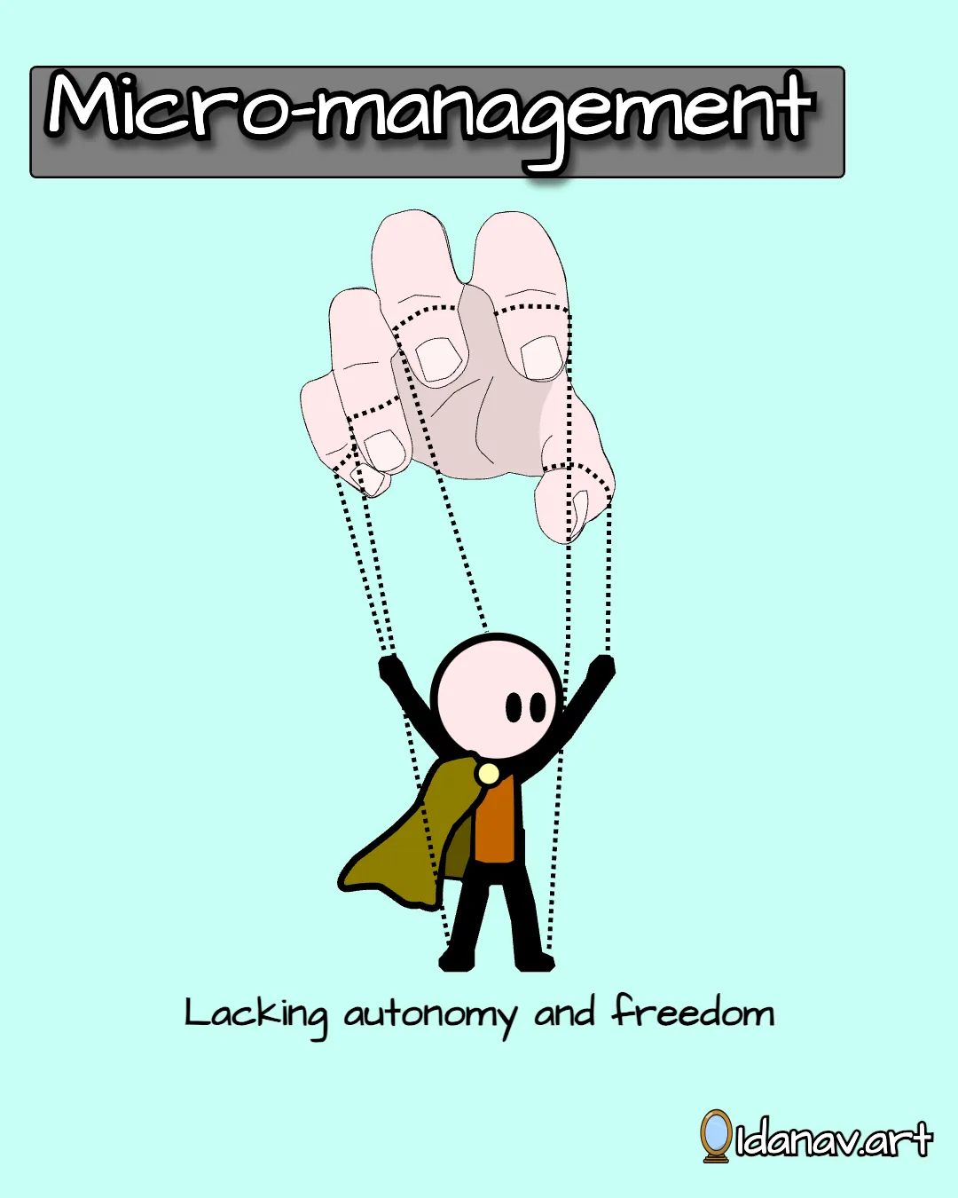 Micro-management restricts autonomy and inhibits growth